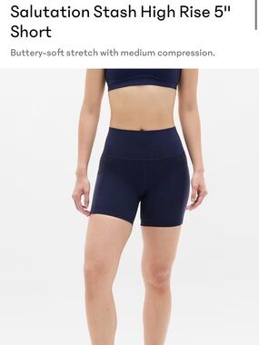 Pair of Athleta biker shorts, size XXS